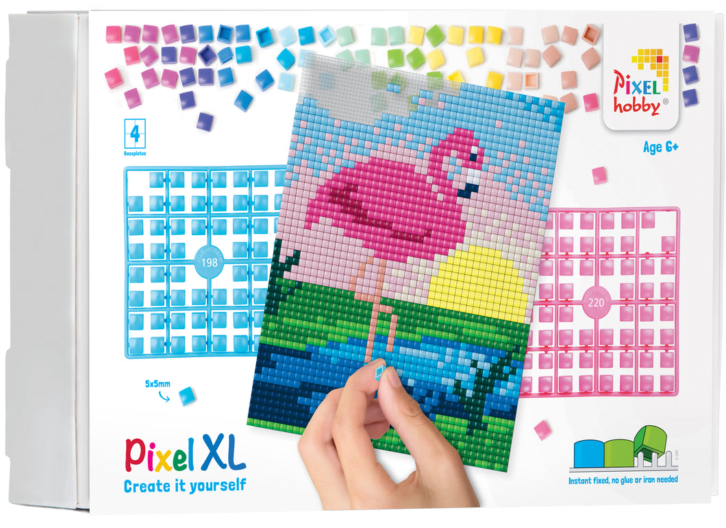 Pixel XL Pakket | Flamingo (4 basisplaten)