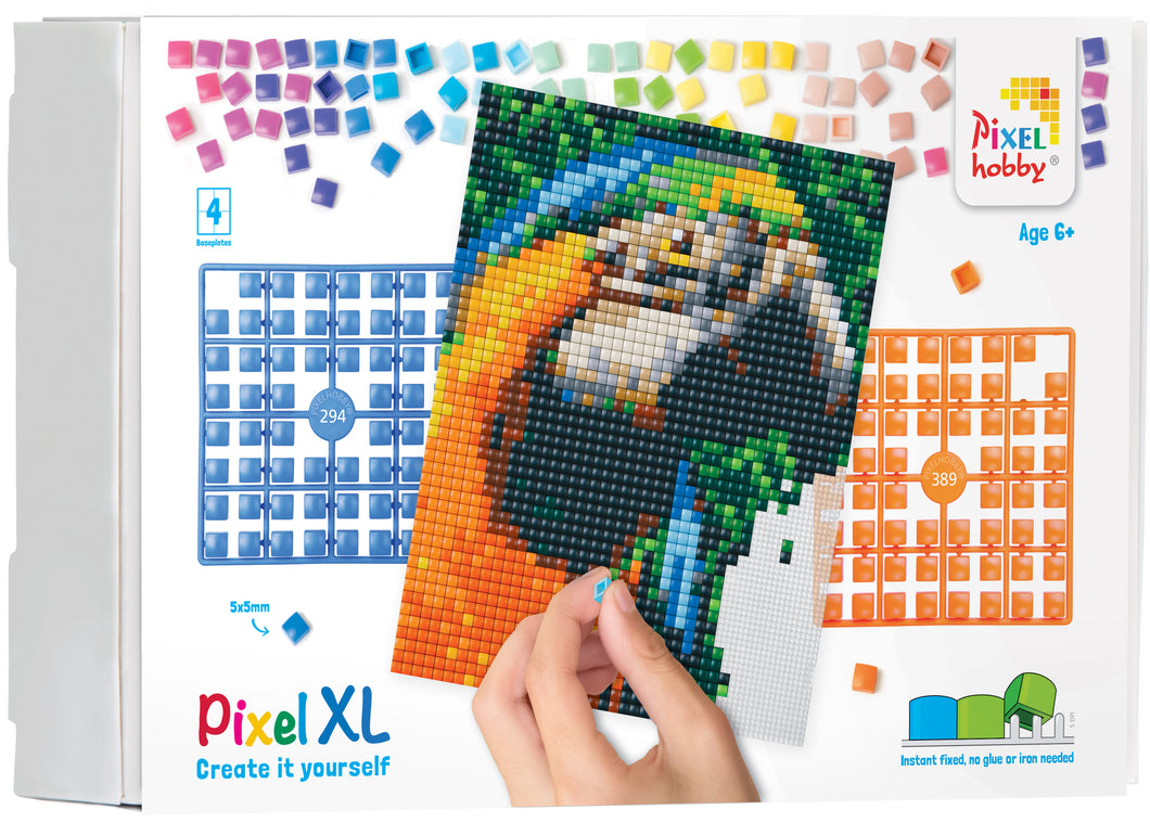 Pixel XL-Bundle | Papagei (4 Grundplatten)