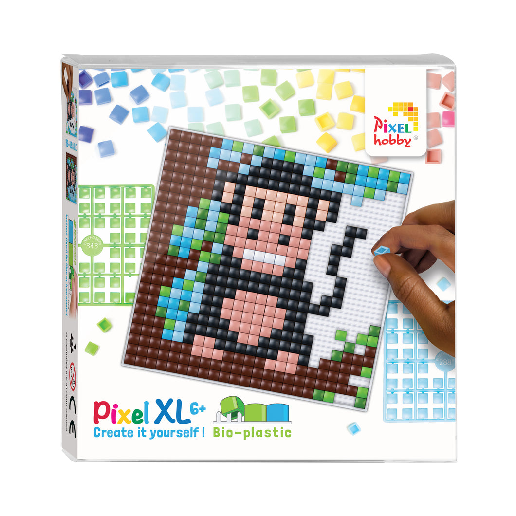 Pixel XL-Set | Affe (flexible Grundplatte)