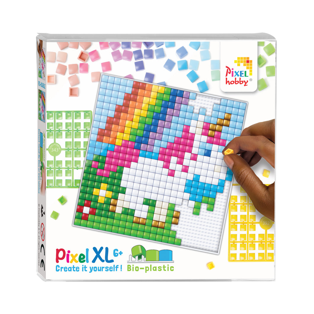 Pixel XL Set | Baby Eenhoorn (flexibele basisplaat)