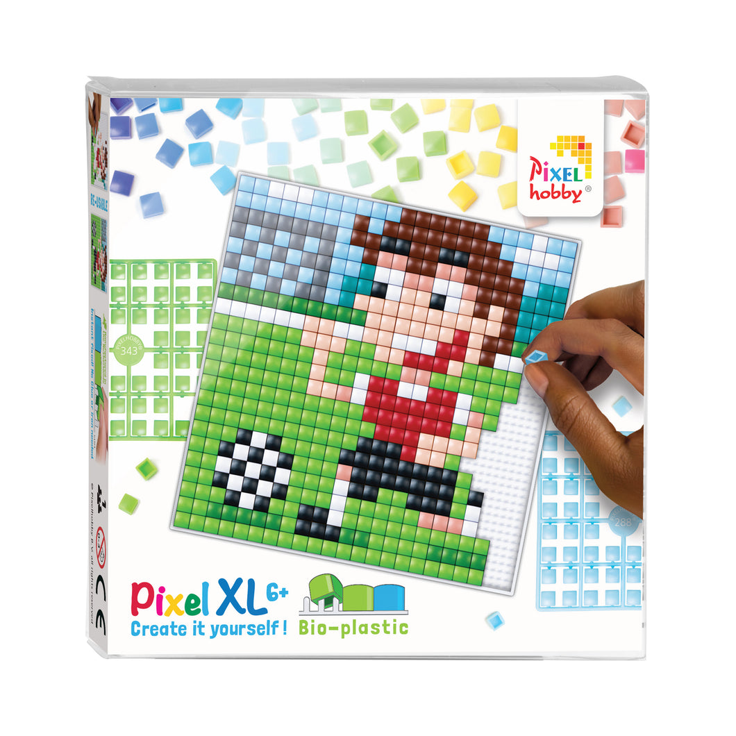Pixel XL-Set | Fußballer (flexible Grundplatte)