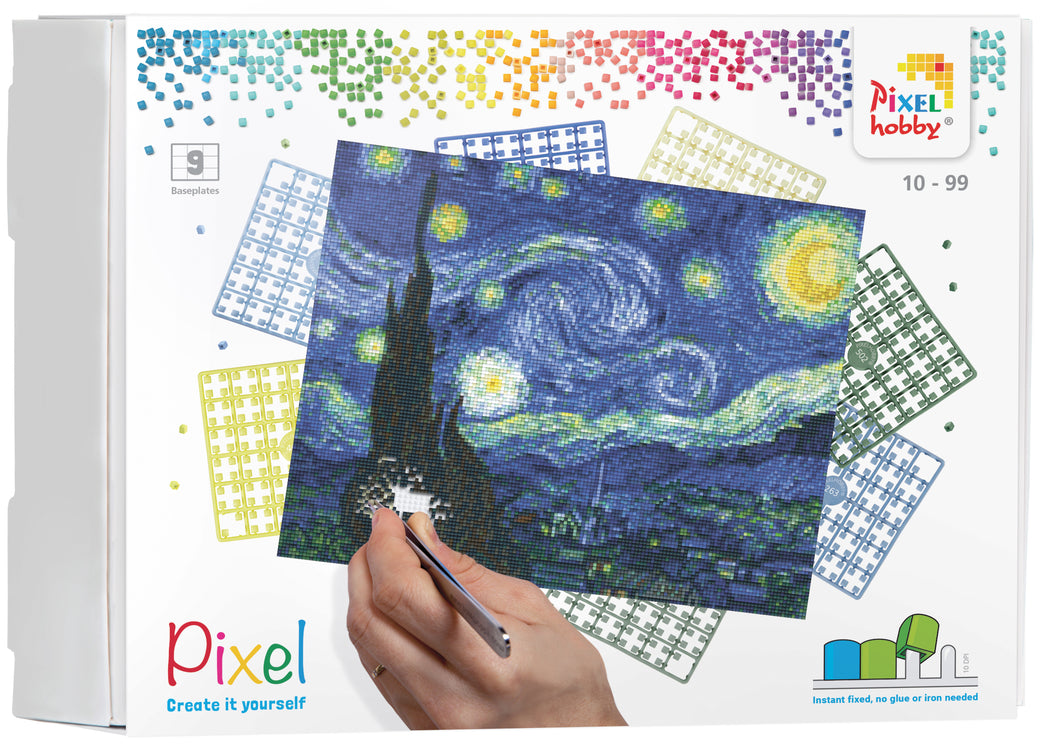 Pixel-Kit | Die Sternennacht (9 Grundplatten)