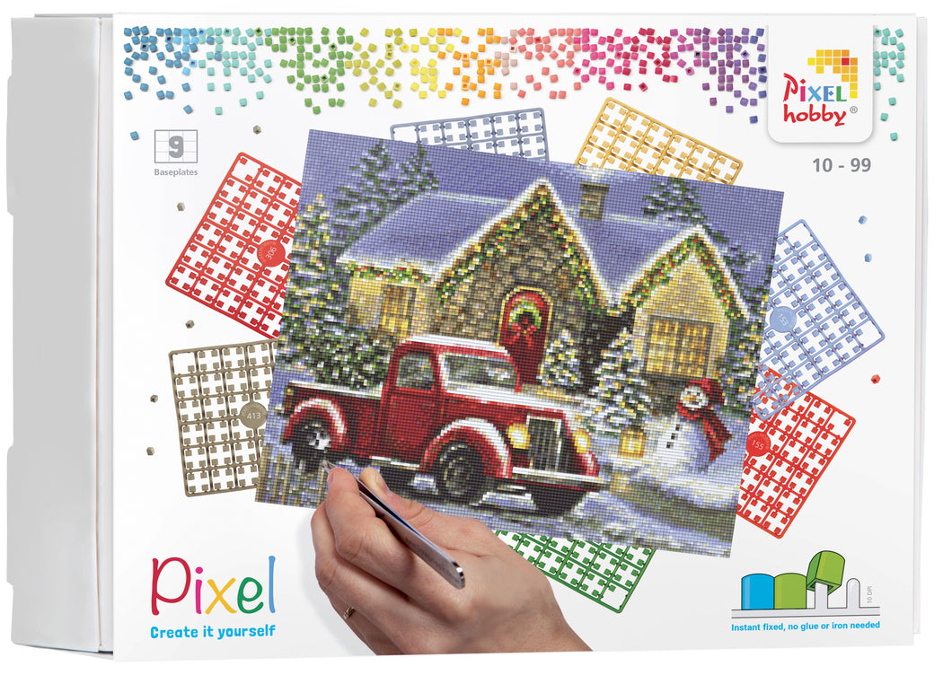 Pixel-Kit | Winterlandschaft (9 Grundplatten)