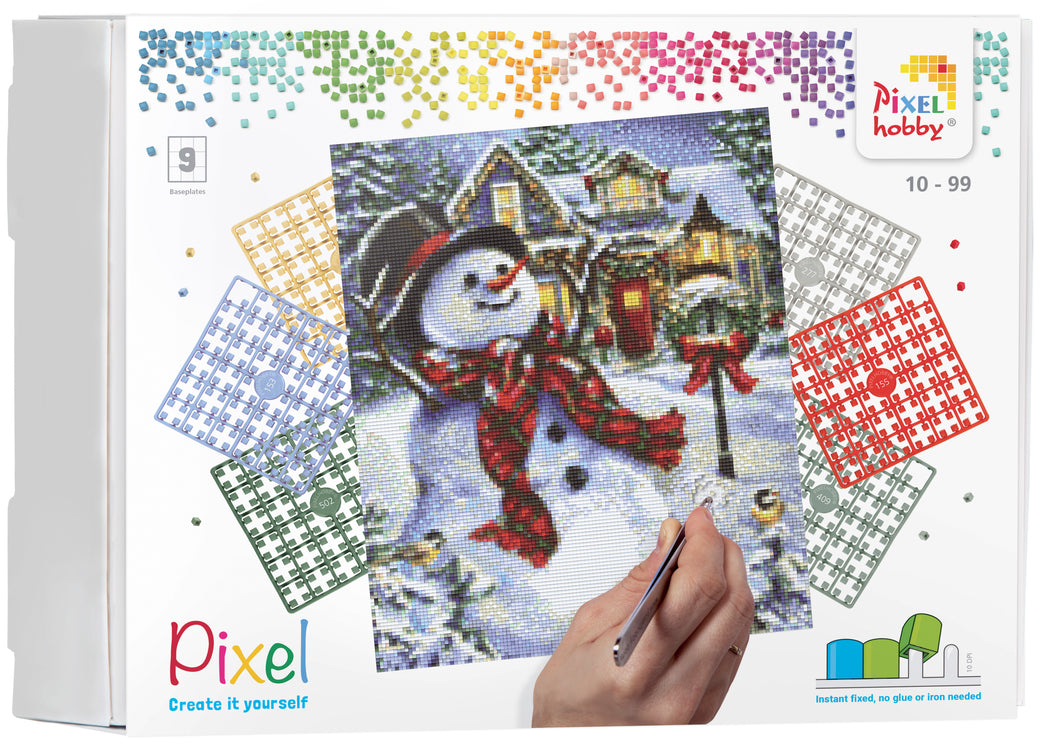Pixel Kit | Sneeuwpop (9 basisplaten)
