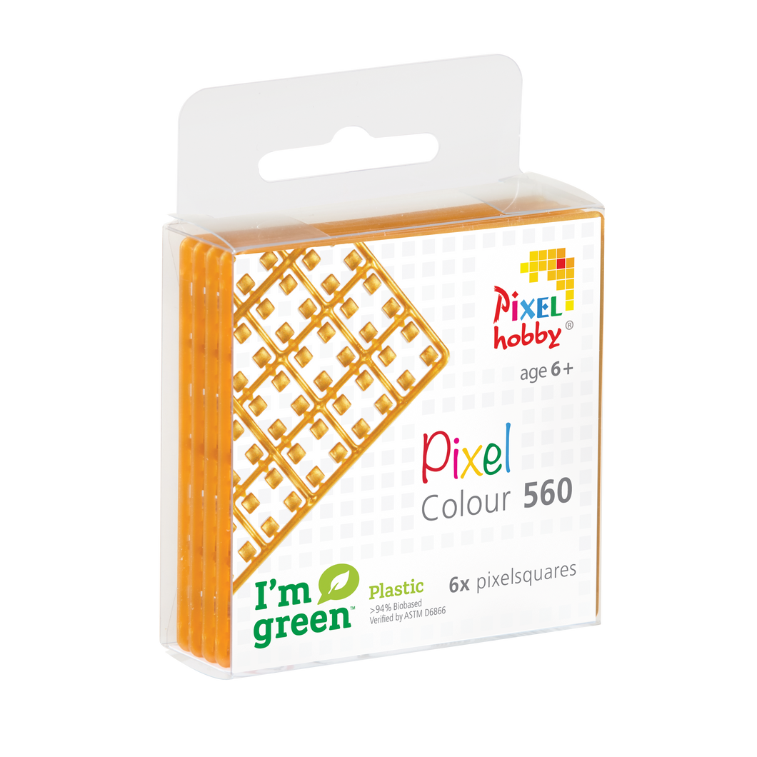 Pixel Squares (6-pack) colour 560