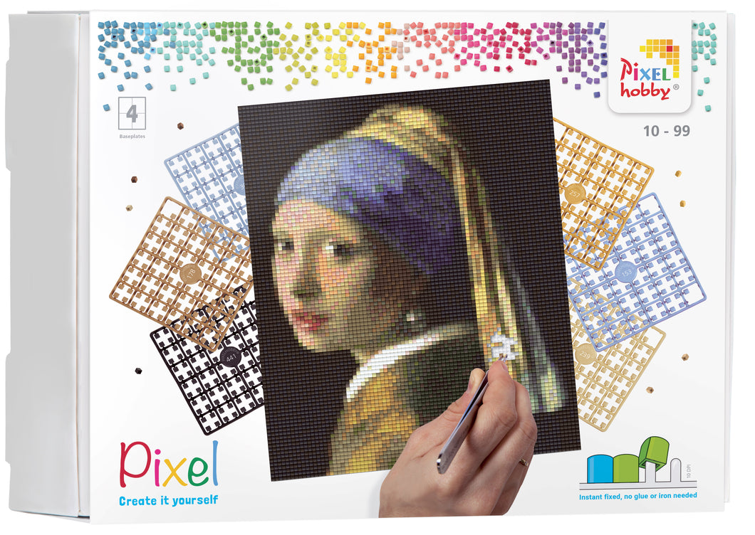 Pixel Kit | Meisje Met De Parel (4 basisplaten)
