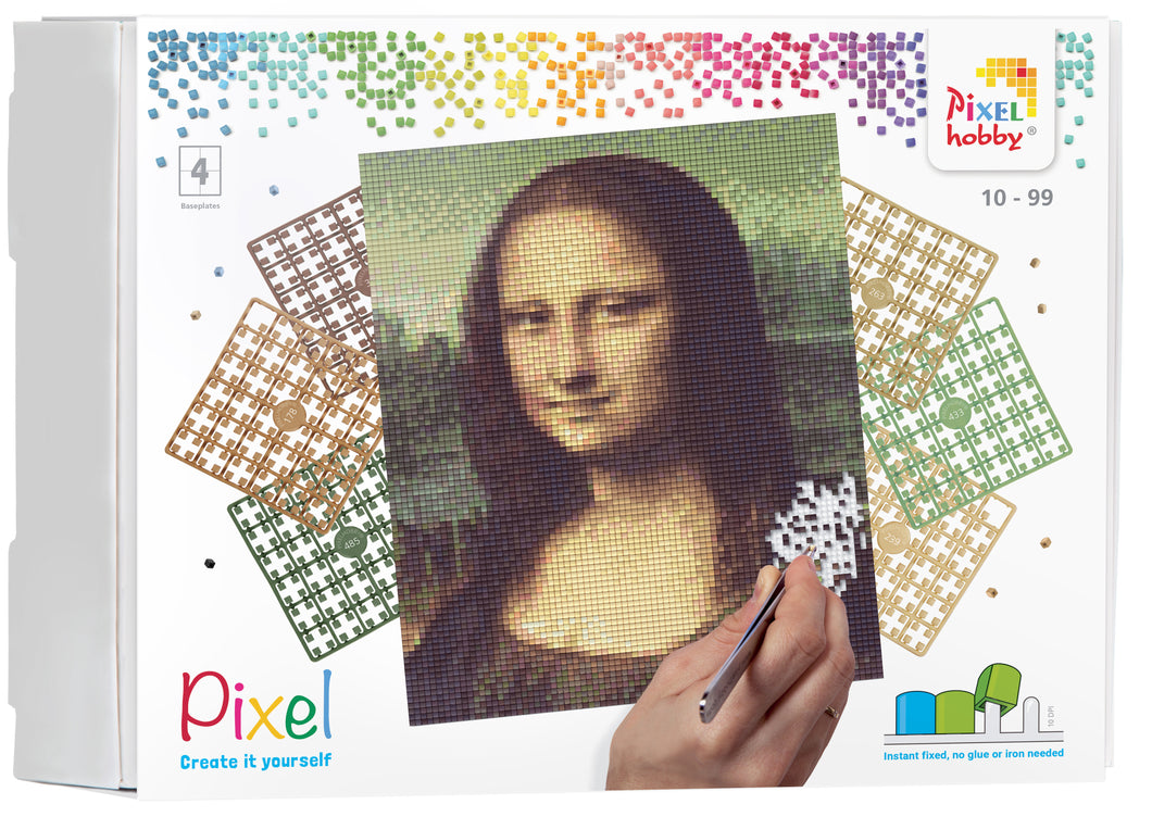 Pixel-Kit | Mona Lisa (4 Grundplatten)
